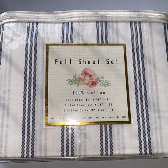 🌟New🌟Ivy Hill Home Cotton Sheet Set (FULL) - Picture 2 of 4